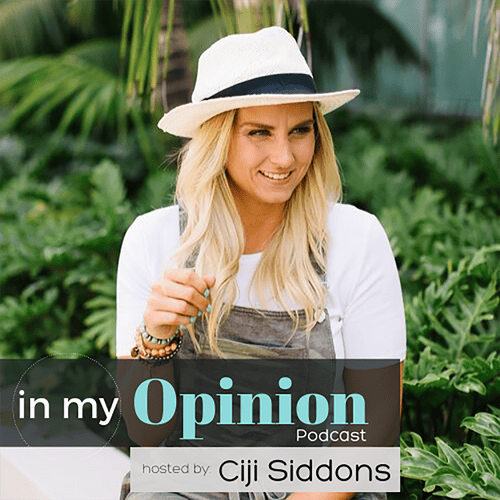 In My Opinion Podcast featuring Patty Dominguez, Founder of More Leverage, hosted by Ciji Siddons on AI visibility strategies