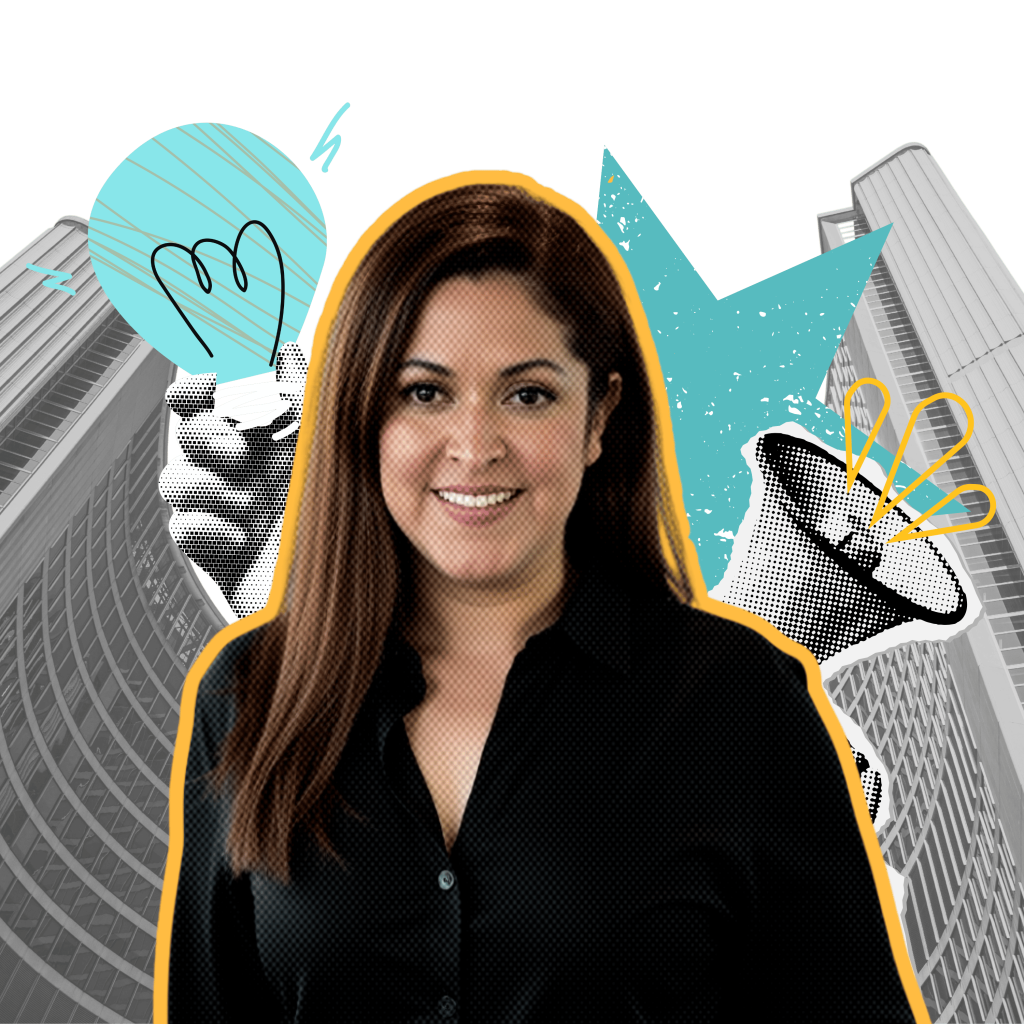 Headshot of Patty Dominguez, founder of More Leverage, expert in AI visibility and business growth