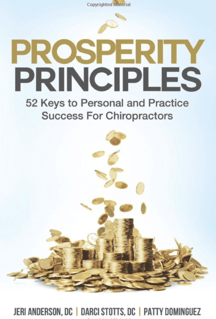 Patty Dominguez featured on the cover of Prosperity Principles book highlighting business growth with More Leverage AI services