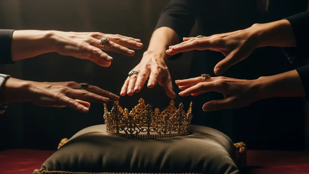 competing brands attempting to capture limited AI recommendation authority signals