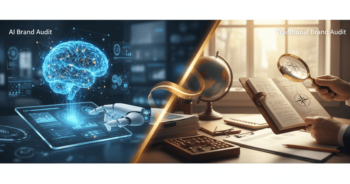 AI Brand Audit vs Traditional Brand Audit: 2026 Guide
