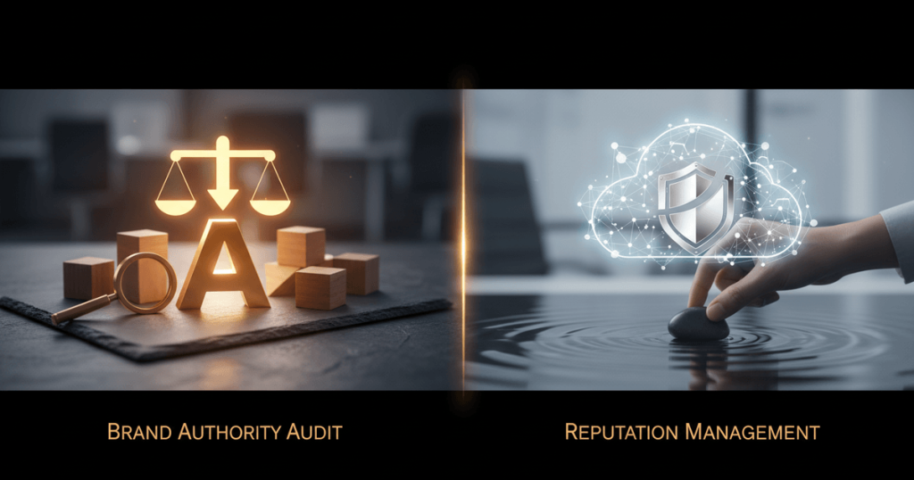 Brand Authority Audit vs Reputation Management: Which Is Your Problem?